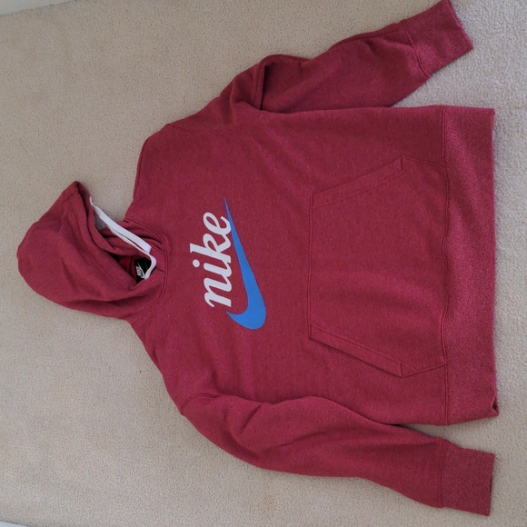 Nike Shirts Mens Nike Hoodie Size Medium Red Poshmark